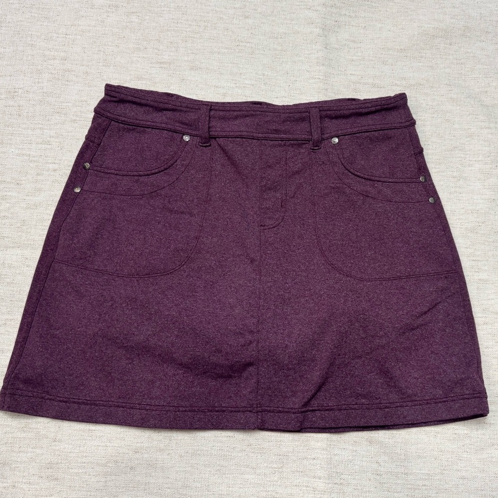 Athleta Women’s Bettona Classic Skort Heathered Plum Purple Medium Athleisure